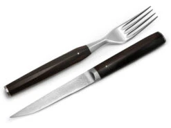 Besteck-Set WAKISASHI, Damastmesser Mit Gabel -Japanisches Geschirr Geschäft besteck set wakisashi damastmesser mit gabel 1
