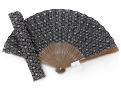 Handfächer Asanoha, Blau 17 Handfächer Asanoha, Blau -Japanisches Geschirr Geschäft handfaecher asanoha blau 1
