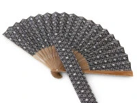 Handfächer Asanoha, Blau 5 Handfächer Asanoha, Blau – Bild 3