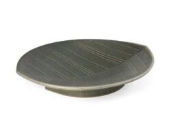 HAZARA Leaf Banryoku, Teller M, Grün -Japanisches Geschirr Geschäft hazara leaf banryoku teller m gruen 1