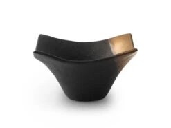 Japanische Soßenschale Sou, Schwarz-gold -Japanisches Geschirr Geschäft japanische sossenschale sou schwarz gold 1