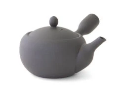 Japanische Teekanne Anzu Kurokusube, Banko Yaki, 320 Ml, Teesieb Aus Ton -Japanisches Geschirr Geschäft japanische teekanne anzu kurokusube banko yaki 320 ml teesieb aus ton 1