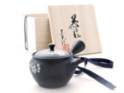 Japanische Teekanne Tokoname Sakura Mit Geschenkbox -Japanisches Geschirr Geschäft japanische teekanne tokoname sakura mit geschenkbox 1