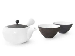 Japanisches Teeservice Sabi-sen Mon, 3-teilig -Japanisches Geschirr Geschäft japanisches teeservice sabi sen mon 3 teilig 1