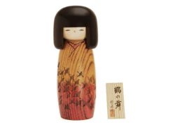 Kokeshi: Holzpuppe Tsuru No Mai -Japanisches Geschirr Geschäft kokeshi holzpuppe tsuru no mai 1