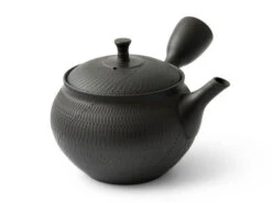 Kyusu Kuro Fukuro Biri, 360 Ml, Von Tatsuo Umehara -Japanisches Geschirr Geschäft kyusu kuro fukuro biri 360 ml von tatsuo umehara 1