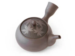 Kyusu Kuro Momiji, Banko Yaki, 350 Ml -Japanisches Geschirr Geschäft kyusu kuro momiji banko yaki 350 ml 1
