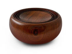 Oryoki Schalenset Braun -Japanisches Geschirr Geschäft oryoki schalenset braun 1