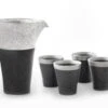 Sake Set Suzune S, 1 Karaffe, 4 Becher S -Japanisches Geschirr Geschäft sake set suzune s 1 karaffe 4 becher s