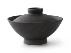 Suppenschale Kokuyou Mit Deckel -Japanisches Geschirr Geschäft suppenschale kokuyou mit deckel 1