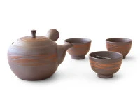 Teeservice Akebono Ryusen, Banko Yaki, 4-teilig 3 Teeservice Akebono Ryusen, Banko Yaki, 4-teilig