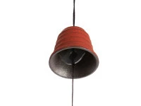 Windspiel, Furin Hamon Orange 5 Windspiel, Furin Hamon Orange – Bild 3